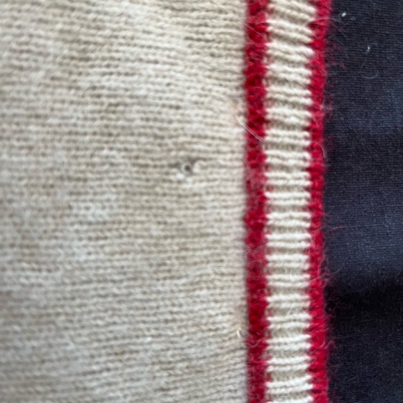 Y2K KOOKAI no heels beige brown sweater red heels / 90s jumper / vintage wool - Picture 5 of 7